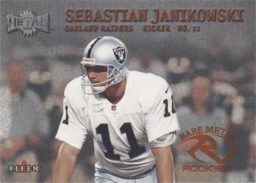 2000 Fleer Metal Sebastian Janikowski #259