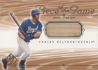 2001 SP Game Bat Edition - Carlos Beltran #CB