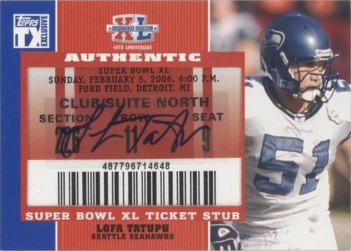 2007 Topps TX Exclusive Lofa Tatupu #SB-LT