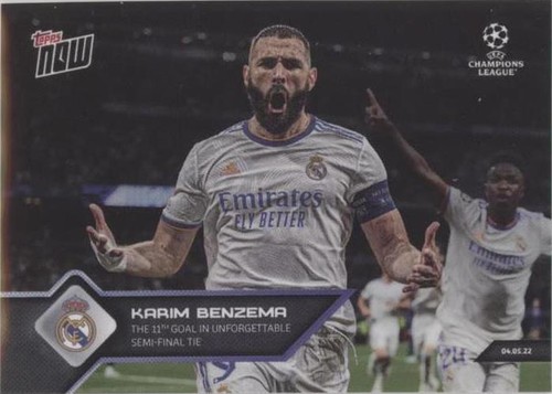 2021-22 Topps Now UCL Karim Benzema #155