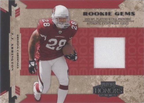 2005 Playoff Honors J.J. Arrington #RG-213