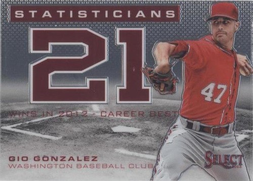 2013 Panini Select - Gio Gonzalez #ST10