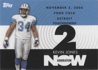 2007 Topps Kevin Jones #GN-KJ4