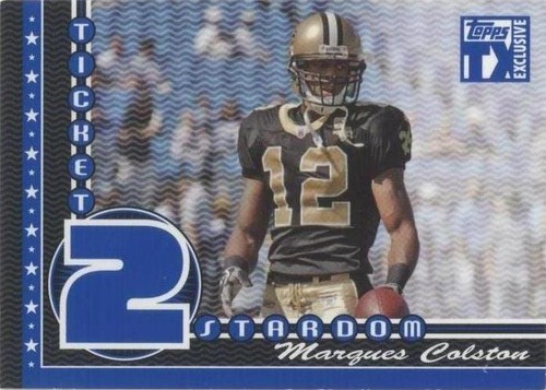 2007 Topps TX Exclusive Marques Colston #ST-MC