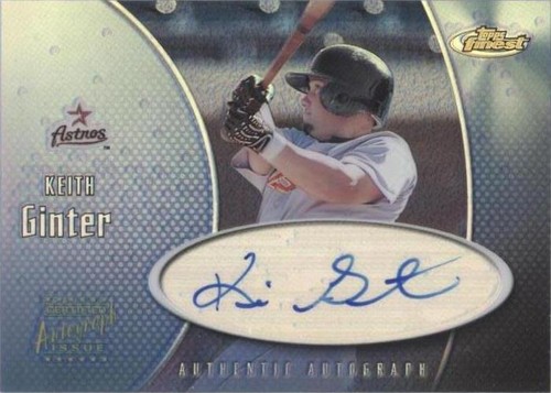 2001 Topps Finest - Keith Ginter #FA-KG