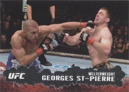 2009 Topps UFC Round 2 - Georges St-Pierre #100