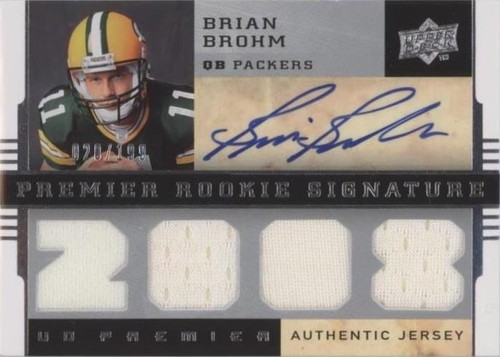 2008 UD Premier Brian Brohm #103