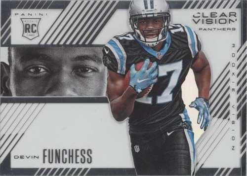 2015 Panini Clear Vision Devin Funchess #RV-17