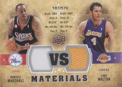 2009-10 Upper Deck - Donyell Marshall/Luke Walton #VS-MW