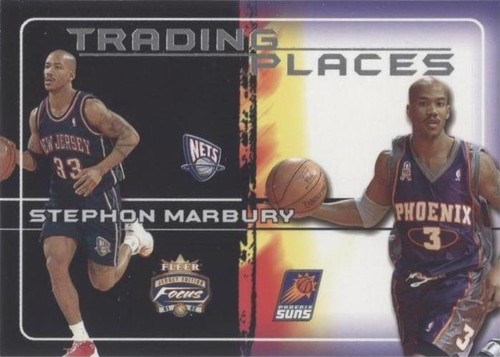 2001-02 Fleer Focus Jersey Edition - Stephon Marbury #5 TP