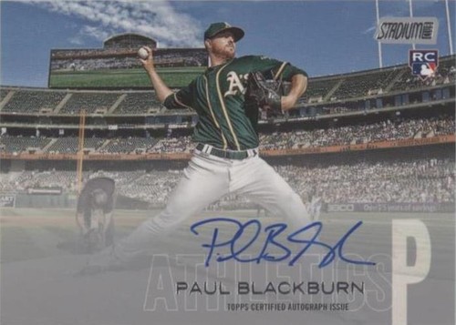 2018 Topps Stadium Club - Paul Blackburn #SCA-PB