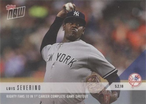 2018 Topps Now - Luis Severino #160