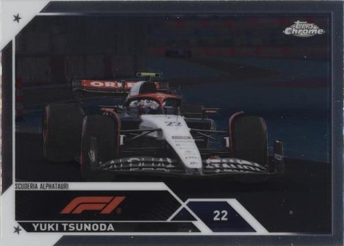 ◆yuki.◆ 2023 Topps Chrome Formula 1 F1 Yuki Tsunoda Aqua Wave 76/150