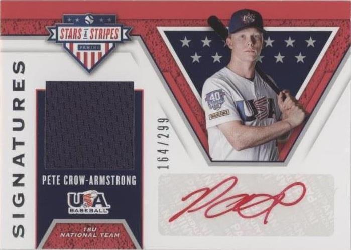 2019 Panini USA Baseball Stars & Stripes - Pete Crow-Armstrong #S-PA