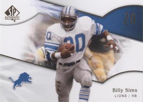 2009 SP Authentic Billy Sims #115