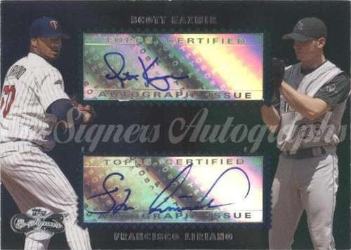 2006 Topps Co-Signers - Francisco Liriano Scott Kazmir #CS-67