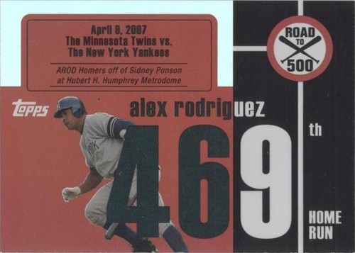 2007 Topps - Alex Rodriguez #ARHR469