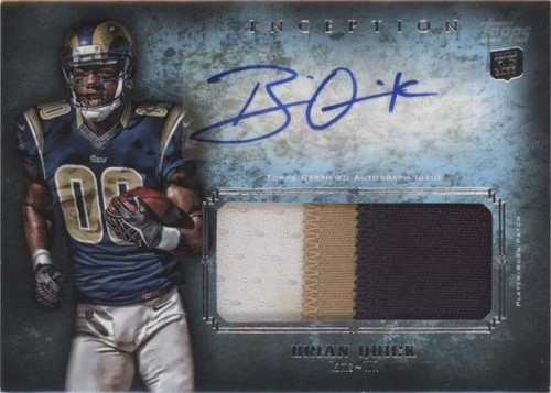 2012 Topps Inception Brian Quick #AJP-BQ