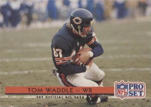1992 Pro Set Tom Waddle #125