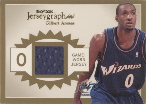 2003-04 Skybox Autographics - Gilbert Arenas #J-GA