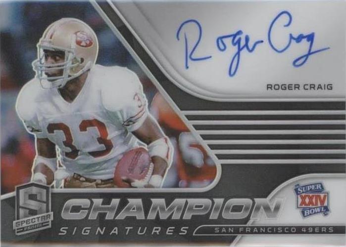 Panini Spectra Roger Craig 2021 #CS-RC