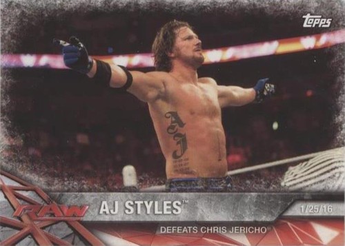 2017 Topps WWE Road to Wrestlemania - AJ Styles #16