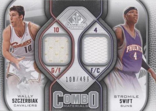 2009-10 SP Game Used - Stromile Swift/Wally Szczerbiak #CM-SS