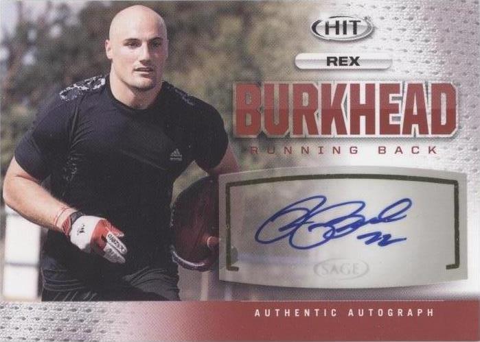 2013 SAGE Hit Rex Burkhead #A15