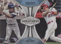 2019 Topps - Hank Aaron Mike Trout #GR-14