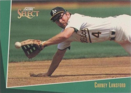 1993 Score Select - Carney Lansford #156