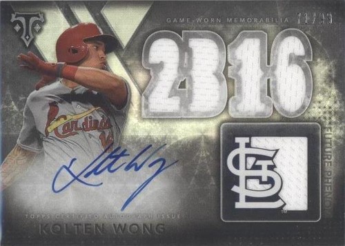 2015 Topps Triple Threads - Kolten Wong #126