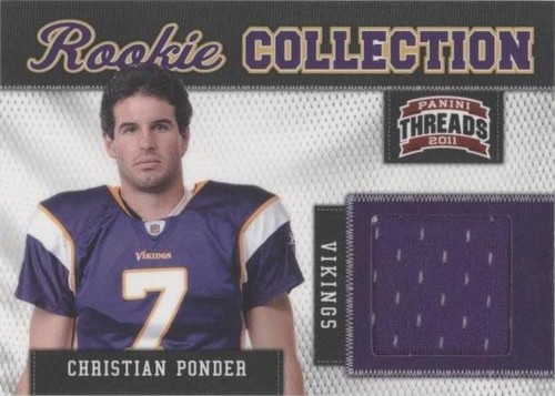 2011 Panini Threads Christian Ponder #8