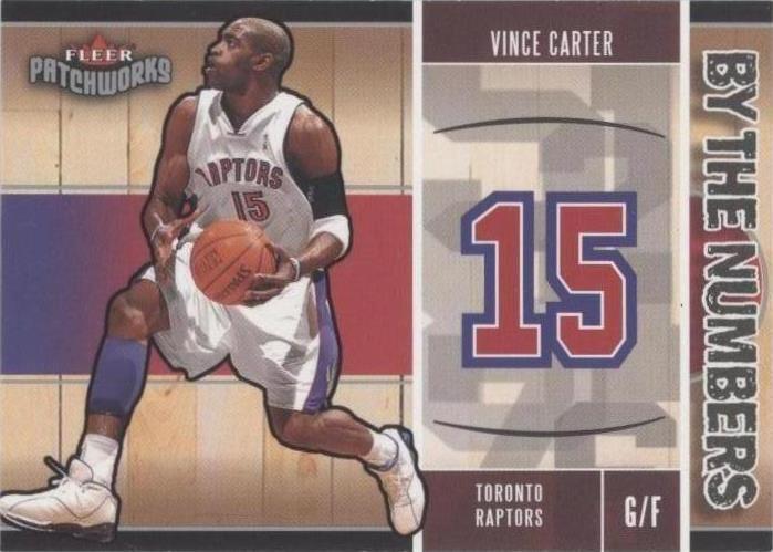 2003-04 Fleer Patchworks - Vince Carter #15BTN