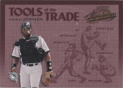 2002 Playoff Absolute Memorabilia - Charles Johnson #TT-54