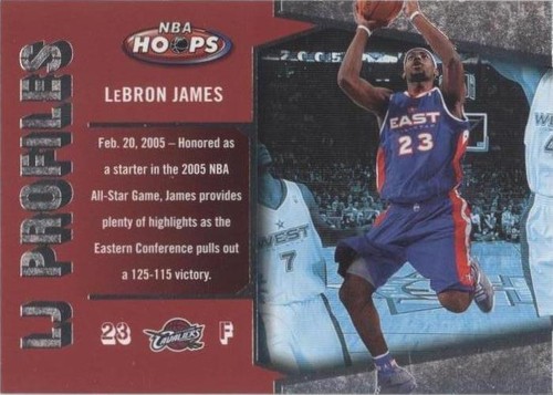 2005-06 NBA Hoops - LeBron James #LBJ-20