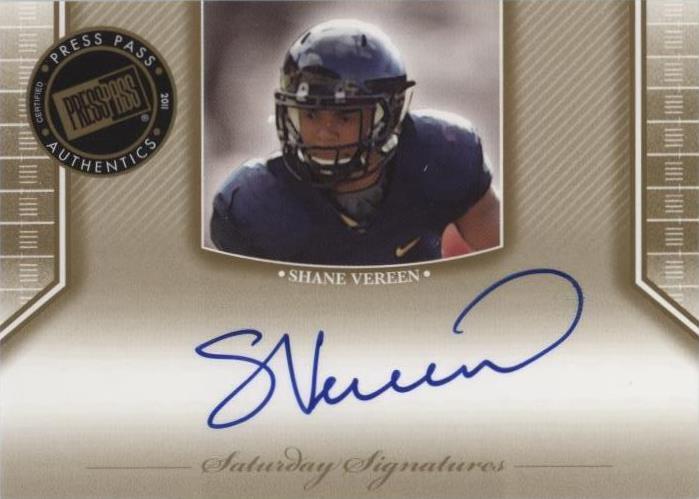 2011 Press Pass Legends Shane Vereen #SS-SV