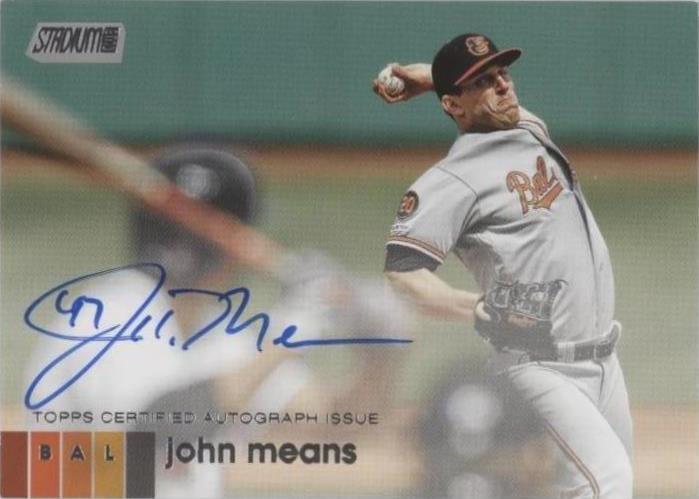2020 Topps Stadium Club - John Means #AJME