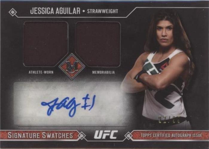 2017 Topps UFC Museum Collection - Jessica Aguilar #SSADR-JA