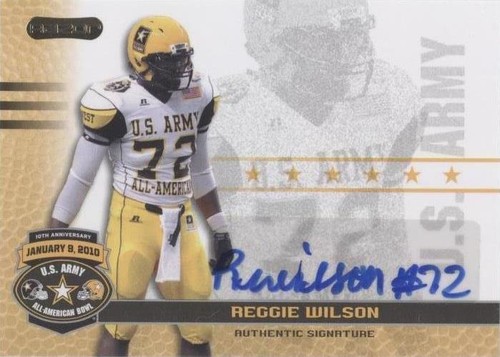 2010 Razor U.S. Army All-American Bowl Reggie Wilson #BA-RW1