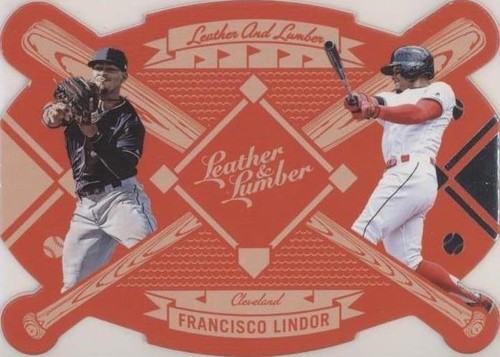 2019 Panini Leather & Lumber - Francisco Lindor #LAL-9