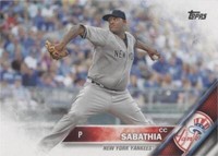 2016 Topps - C.C. Sabathia #142