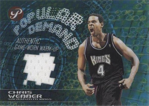 2002-03 Topps Pristine - Chris Webber #PD-CW