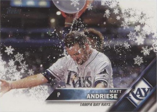 2016 Topps Holiday - Matt Andriese #HMW21