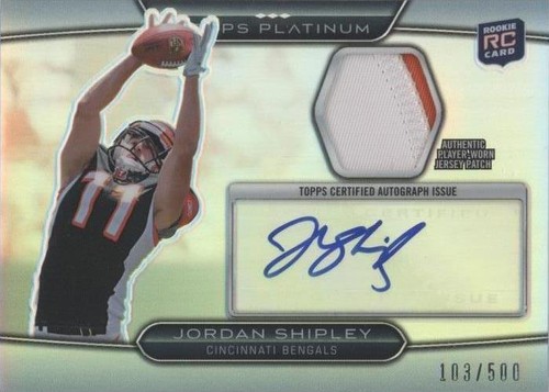 2010 Topps Platinum Jordan Shipley #ARP-JS