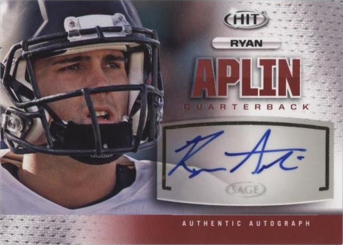 2013 SAGE Hit Ryan Aplin #A116