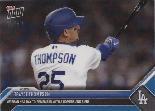 2023 Topps Now - Trayce Thompson #27