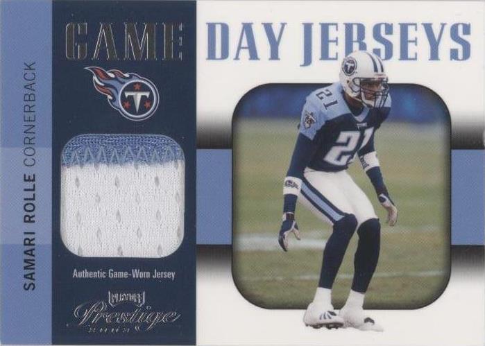 2003 Playoff Prestige Samari Rolle #GDJ-38
