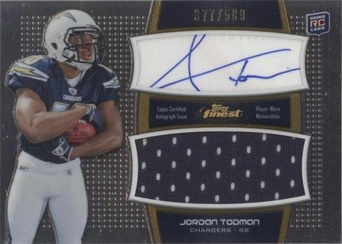 2011 Topps Finest Jordan Todman #AJR-JT