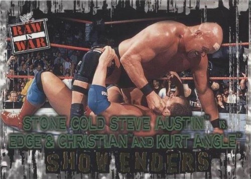 2001 Fleer WWF Raw is War - Christian Edge Kurt Angle #91