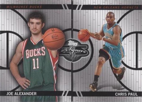 2008-09 Topps Co-Signers - Chris Paul/Joe Alexander #CF-8-48